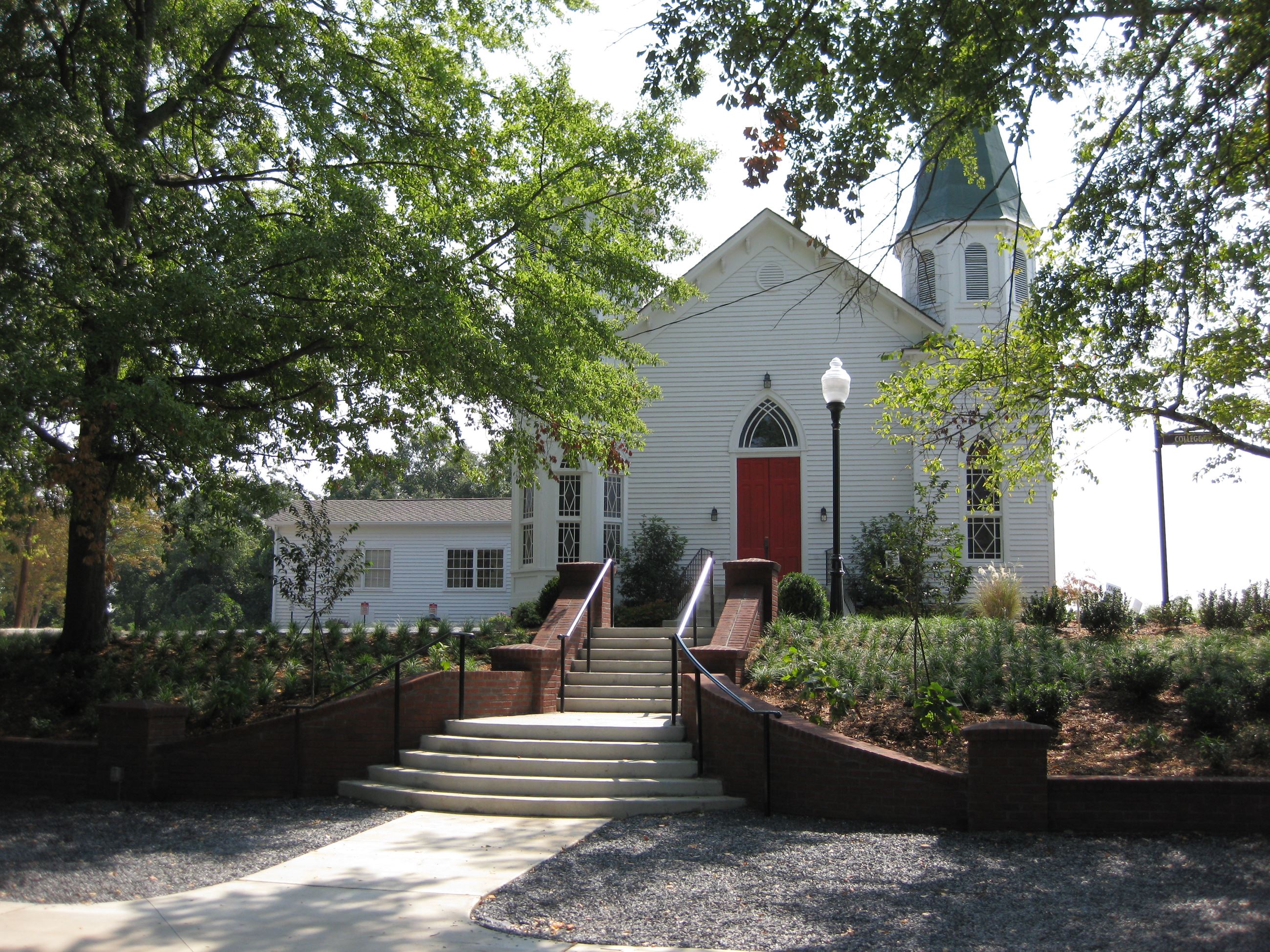 Heritage Park and church